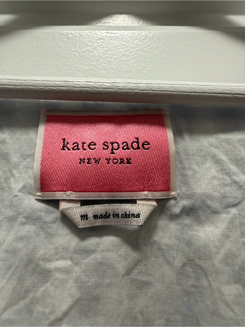 kate spade Blue and White Gingham Smocked Waist Dress - Picture 2 of 2